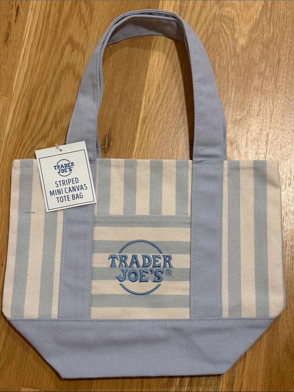 New Edition Summer 2026 Trader Joe’s Mini Tote Bags - Light Blue
